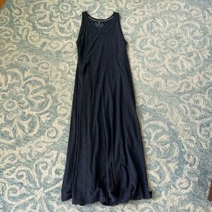 Free fly charcoal grey midi maxi dress size small EUC